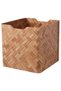 Box, bamboo/brown, 32x35x33 cm