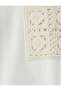 Beige Crew Neck T-Shirt - 6