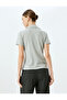 Gray Polo Neck T-Shirt - 4
