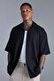 Oversize Premium Ribbed Short Sleeve Ottoman Shirt