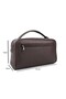 Men's Brown Clutch Bag Clutch Bag with Two Compartments Clutch Bag - 5