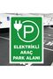 Electric Vehicle Parking Space Sign Board Size - 24X34Cmpvc