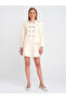 80123 Elastic Waist Knitwear Skirt-Ecru