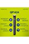 OneBlade QP1424/10 | Trim, Edge & Shave Any Length | 2 Stubble Combs, Dual-Sided Blade | Wet - 2
