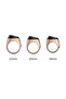 Smart Tasbih Zikr Aluminum Ring  - Rose Gold - 18mm - 8