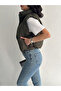women's mock neck zip-up short puffer vest with side pockets - 6