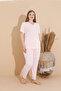 Women's 100% Cotton Short Sleeve Plus Size Pajamas Set 50200 - 2