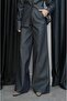Dark Navy Wide Leg Jeans - 4
