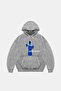 After Hours Printed Oversize Unisex Premium Washable White Hoodie