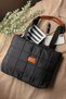 Stitched Fabric Model Single Compartment Quality Workmanship Women's Hand and Shoulder Bag