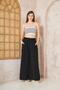 Women's Elastic Waist Pocketed Wide-Leg Casual Oversized Soft-Textured Comfortable Pants 700-3391341 - 3