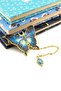 Starry Night Shades Butterfly Gold Color Metal Bookmark with Chain Ay006 - 4
