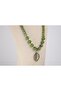Jade - Hematite Natural Stone and Silver Necklace and Bracelet - 4