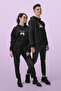 Player Printed Lover Set Cotton Long Sleeve Shardonlu 3 Thread Hooded Sweatshirt (1 Woman + 1 Man) - 3
