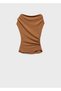 Gathered Asymmetrical Blouse - 3
