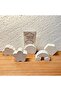 Business Card and Photo Holder Decorative 6-Piece Object (Heart, Rainbow, Round, Hexagonal, Cloud, Flower) - 4