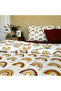 Style Owner Boho Duvet Cover Set - 100% Natural Cotton, Single, 2 Pieces, 160X220 cm - 2