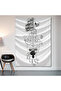 Meditation Wall Cloth Wall Tapestry First Quality Satin Fabric Poster - 2