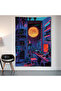 The Playroom Vintage Wall Cloth Wall Tapestry First Quality Satin Fabric Poster - 2