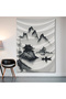 Japanese Design Wall Cloth Wall Tapestry First Quality Satin Fabric Poster - 2