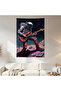 Guitarist Astronaut Wall Cloth Wall Tapestry First Quality Satin Fabric Poster