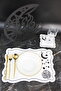 Ramadan Mubarek Themed 6 Person Dish Set 12 Pieces - 3