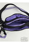 Smart bags parachute satin fabric 3249 black lilac shoulder bag - 7