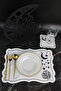 Ramadan Mubarek Themed 6 Person Dish Set 12 Pieces - 2