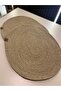 Natural Jute Knitted American Service Set - Set of 2 Plates - 3