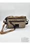Smart bags parachute satin fabric 3249 coffee copper shoulder bag