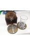 Wooden Decorative Coaster Set of 6 (10X10Cm Tree of Life Pattern) and Storage Box - 7