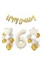 Cream 6 Year Old Number Star Heart Birthday Party Set Decoration with Birthday Balloon - 3