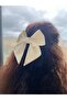 Off White Henna/Bride Bachelorette Barrette - Hair Clip / Eid Barrette - 6