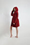 Women's Premium Hooded Wellsoft Robe - Ultra Soft Plush Home Bathrobe - 7