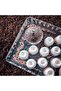 Gold decorated acrylic tray for hospitality and serving, size 30*50 cm - 3