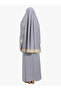 Two Piece Lace Prayer Dress Jersey Gray - 3