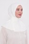 غطاء رأس شال رياضي عملي باللون الكريمي - 3