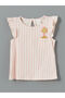Embroidered Frilly Baby Girl T-Shirt and Leggings Set of 2 - 2