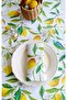Lemon Flower Series Polyester Runner 40X150 cm and 4 Napkins 40X40Cm - 2