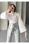 Side Tie Detailed Shirt - 4