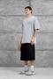 Men's T-Shirt Brand Written Washable Gray Oversize Printed Crew Neck Thick Cotton Fabric - 5