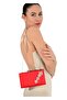 Red Color Satin Crystal Stone Evening Dress Bag Evening Bag Handmade Bag - 3