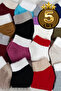 Winter Towel Booties Socks (5 Pairs) Women's Thick Thermal Socks - 3
