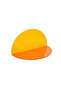 Oval 2-Piece Wall Shelf (Transparent Orange) - 4