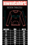 Design Text Printed Unisex Oversize Anime Sweatshirt - 5