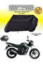 Bajaj Discover 125 St Rear Bag Compatible Black Motorcycle Tarpaulin, Cover