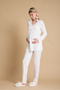 Venera Maternity Stylish Pajamas Set with Lace 3 Piece Sleepwear Set - 6