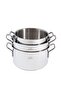 Steel Lyon 7-Piece Cookware Set 7 Can Be Used in Induction Cooker Steel White - 6