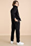 3-Piece Boy's Suit with Black Button-Down Jeans Shirt Pants 19996 - 6