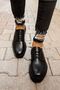 Ch001 Fst Classic Lace Men's Shoes Black - 2